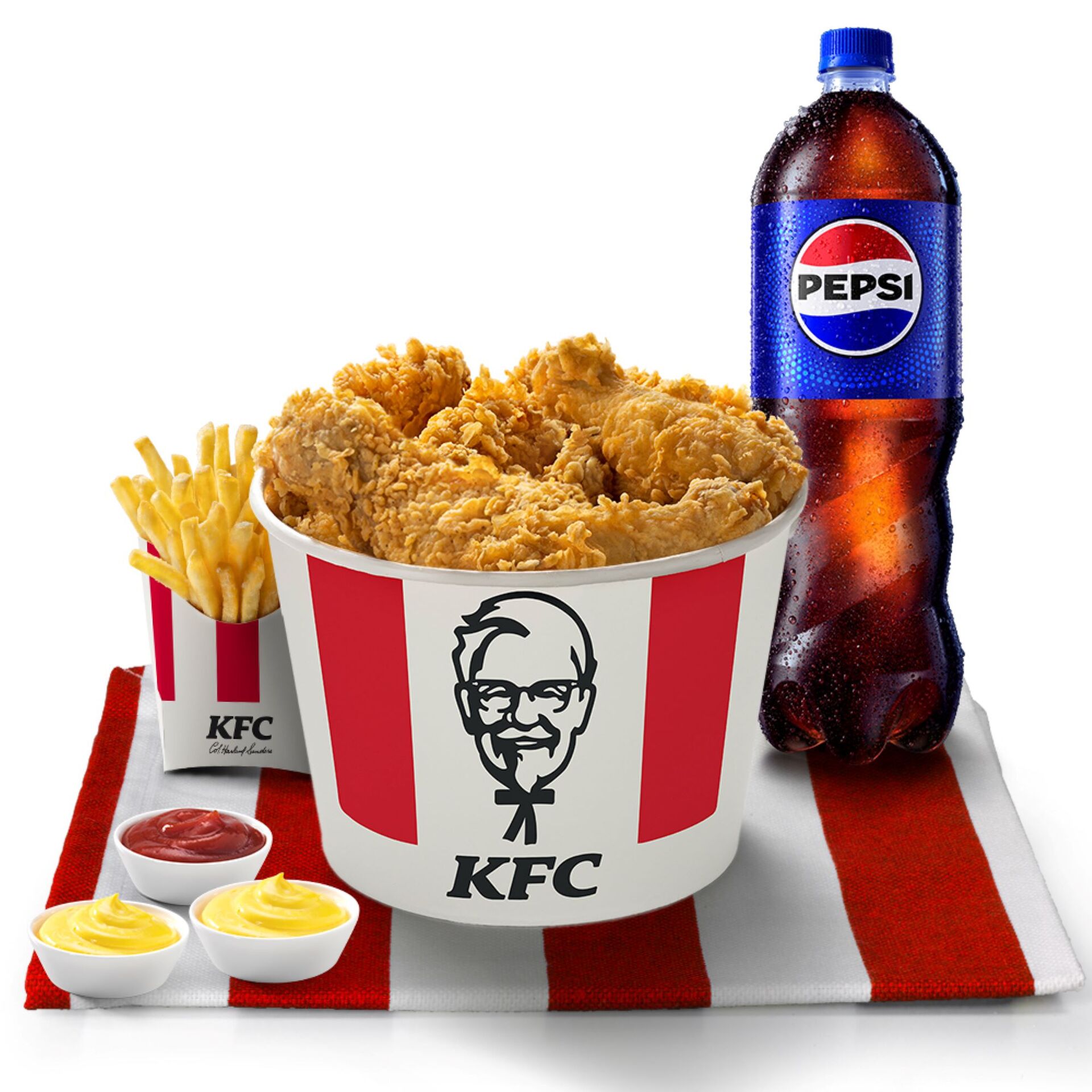 KFC. Баскет L Крылышки и Ножки Комбо